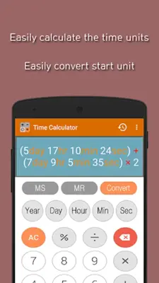 Time Calculator android App screenshot 2